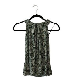 The Limited Dotted Green Tank Top